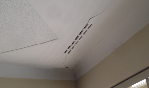 sagging cieling repair