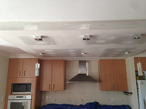 After ceiling repair result